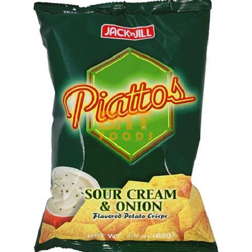 Jack 'n Jill - Piattos Sour Cream & Onion - 3 OZ