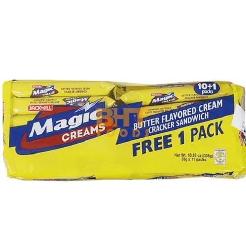 Jack 'n Jill - Magic Creams - Butter Flavored Cream Cracker Sandwich - 10 Pack - 1.06 OZ