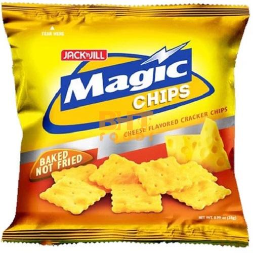 Jack 'n Jill - Magic Chips - Cheese Flavored Cracker Chips - 100 G