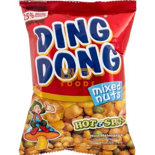 Ding Dong - Mixed Nuts - Hot and Spicy (RED)- 100 G