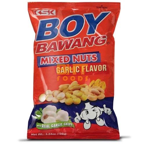 Boy Bawang - Mixed Nuts Garlic Flavor Cornick - 85 G