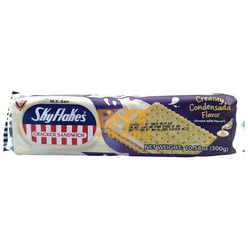 M.Y. San - Skyflakes Cracker Sandwich - Condensada Sweet Milk Flavor - 10 Pack - 300 G