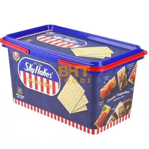 M.Y. San - Skyflakes Crackers in Plastic Tub - 24 Pack - 600 G