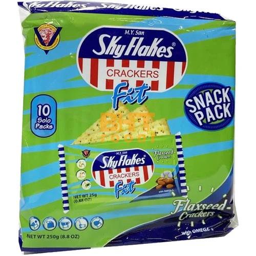 M.Y. San - Skyflakes - Crackers - Onions and Chives Flavor - 250 G