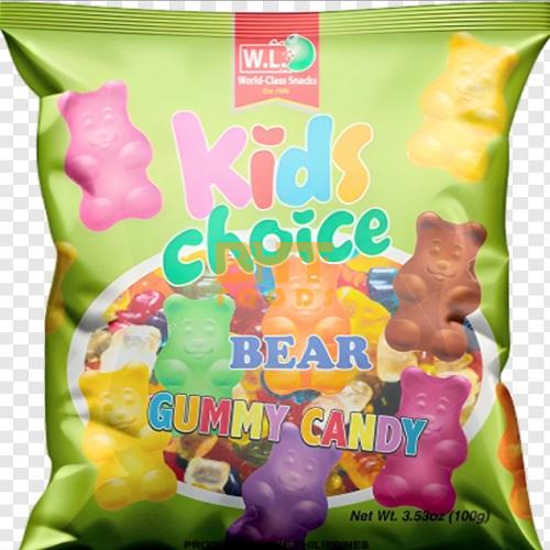 KIDS CHOICE BEAR GUMMY CANDY 100G