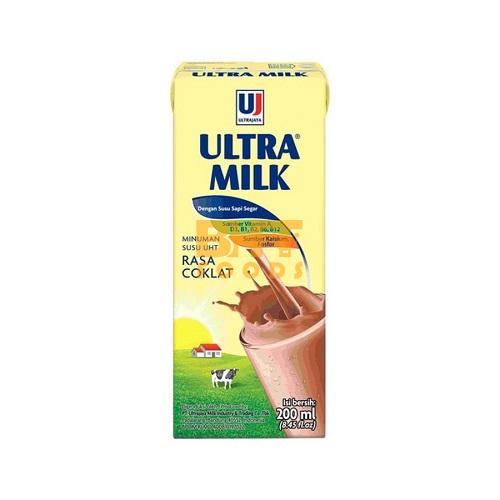 Ultra Milk UHT 200ml Chocolate Flavor 