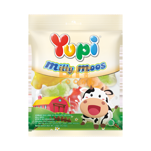 Yupi Gummy Candies 45gr Milky Moos