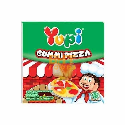Yupi New Product 23gr Gummy Candies Fruity Chewy Pizza & Noodle Variant 