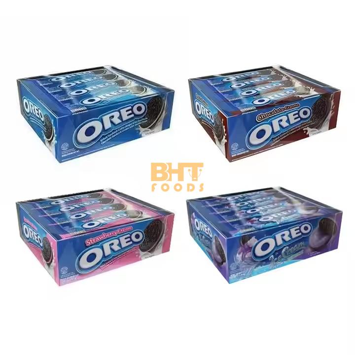 Oreo Sandwich Cookies 27,6gr Ice Cream Blueberry Flavor
